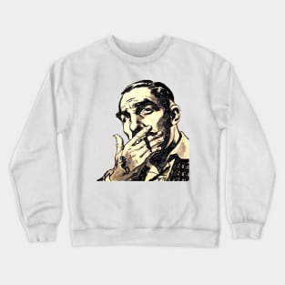 man smoking cigarette tattooed hand Crewneck Sweatshirt